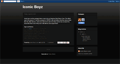 Desktop Screenshot of iconicboyz.blogspot.com