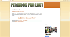 Desktop Screenshot of perdidosporlost.blogspot.com