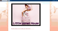 Desktop Screenshot of littlewomenhouse.blogspot.com