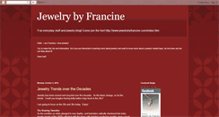 Desktop Screenshot of francine-jewelrybyfrancine.blogspot.com