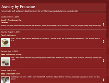 Tablet Screenshot of francine-jewelrybyfrancine.blogspot.com