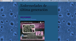 Desktop Screenshot of enfermedadesdeultimageneracion.blogspot.com