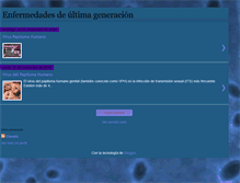 Tablet Screenshot of enfermedadesdeultimageneracion.blogspot.com