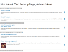 Tablet Screenshot of naiararenlekua.blogspot.com