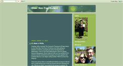 Desktop Screenshot of oldernontradstudent.blogspot.com