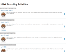 Tablet Screenshot of novaparentingactivities.blogspot.com