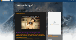 Desktop Screenshot of duniasetengah.blogspot.com