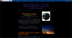 Desktop Screenshot of angolapensante.blogspot.com