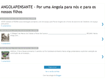 Tablet Screenshot of angolapensante.blogspot.com