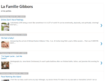 Tablet Screenshot of lafamillegibbons.blogspot.com