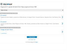 Tablet Screenshot of elascensortv.blogspot.com