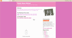 Desktop Screenshot of kayla-michel.blogspot.com