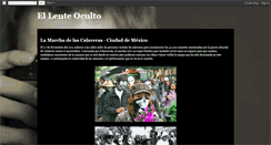 Desktop Screenshot of lenteoculto.blogspot.com