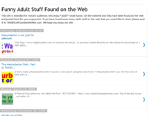 Tablet Screenshot of funnyadultstufffoundontheweb.blogspot.com