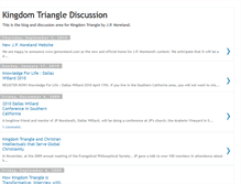 Tablet Screenshot of kingdomtriangle.blogspot.com