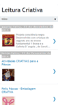 Mobile Screenshot of leituracriativapolyanaokano.blogspot.com