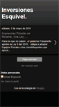 Mobile Screenshot of inversionesesquivel.blogspot.com