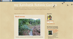 Desktop Screenshot of mykambatikbotanicgarden.blogspot.com