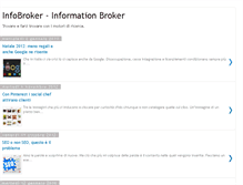 Tablet Screenshot of infobroker-lecce.blogspot.com