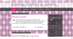 Desktop Screenshot of esmaltismoeafins.blogspot.com