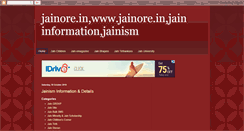 Desktop Screenshot of jainore.blogspot.com
