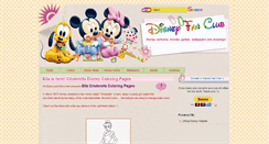 Desktop Screenshot of disney-fanclub.blogspot.com