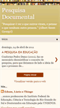 Mobile Screenshot of pesquisadocumental.blogspot.com