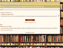 Tablet Screenshot of pesquisadocumental.blogspot.com
