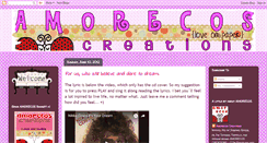 Desktop Screenshot of amorecoscreations.blogspot.com