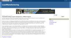 Desktop Screenshot of leanmanufacturingtips.blogspot.com