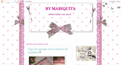 Desktop Screenshot of bymariquita.blogspot.com