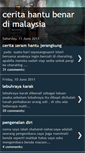 Mobile Screenshot of ceritahantubenardimalaysia.blogspot.com