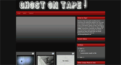 Desktop Screenshot of ghost-on-tape.blogspot.com