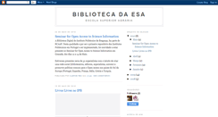 Desktop Screenshot of bibliotecaesa.blogspot.com