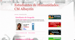 Desktop Screenshot of humanidades-ugr-albayzin.blogspot.com
