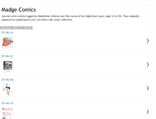 Tablet Screenshot of madgecomics.blogspot.com