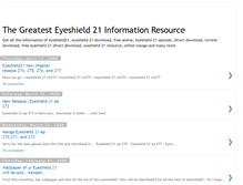 Tablet Screenshot of eyeshield21-resource.blogspot.com