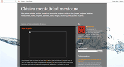 Desktop Screenshot of clasicamentalidadmexicana.blogspot.com