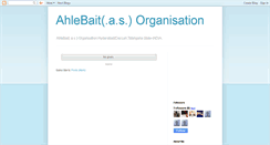 Desktop Screenshot of ahlebaitorg.blogspot.com