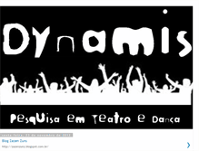 Tablet Screenshot of dynamisteatroedanca.blogspot.com