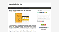 Desktop Screenshot of norton360-serial-keygen.blogspot.com