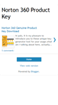 Mobile Screenshot of norton360-serial-keygen.blogspot.com