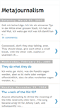 Mobile Screenshot of metajournalism.blogspot.com