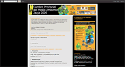 Desktop Screenshot of cumbreambiental2009.blogspot.com