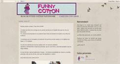 Desktop Screenshot of patchworkfunnycotton.blogspot.com