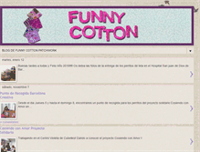 Tablet Screenshot of patchworkfunnycotton.blogspot.com