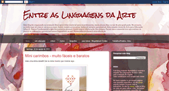 Desktop Screenshot of entreaslinguagensdaarte.blogspot.com