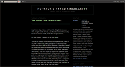 Desktop Screenshot of hotspursnakedsingularity.blogspot.com