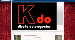 Desktop Screenshot of kdoproyectos.blogspot.com