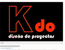 Tablet Screenshot of kdoproyectos.blogspot.com